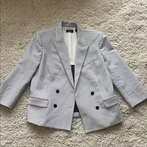 Theory White and Black Blazer NWOT